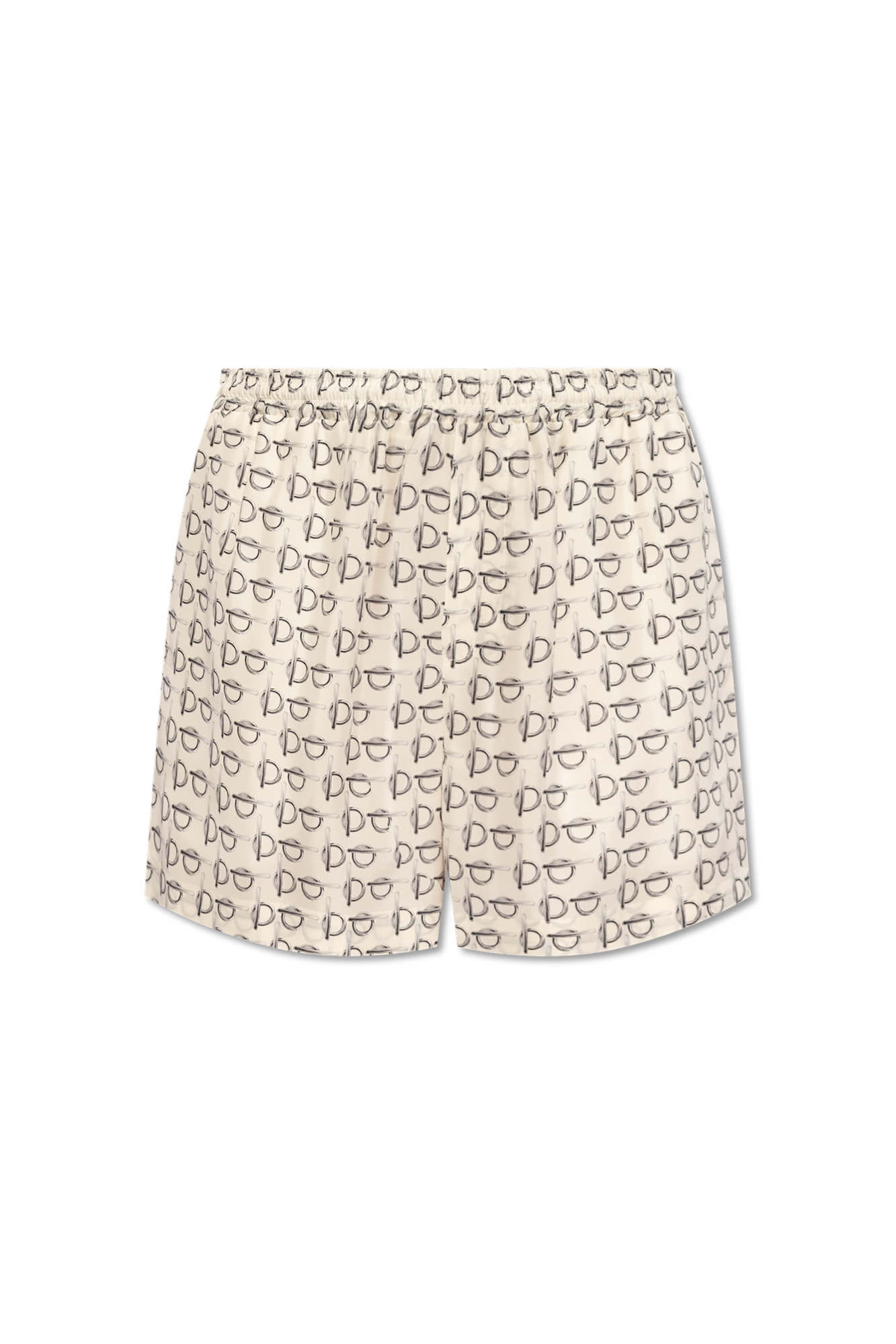 Burberry shorts silver online